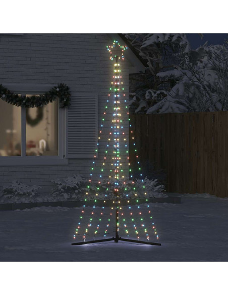Albero di Natale a LED 447 LED Colorato 250 cm