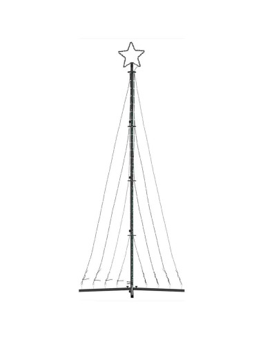 Albero di Natale a LED 447 LED Colorato 250 cm