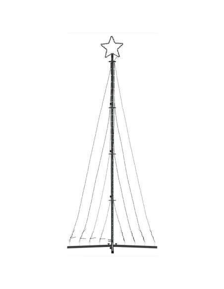 Albero di Natale a LED 447 LED Colorato 250 cm
