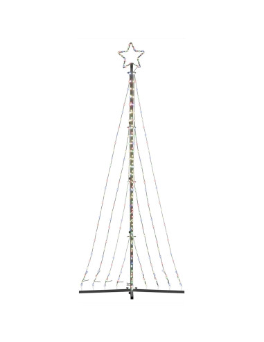 Albero di Natale a LED 447 LED Colorato 250 cm
