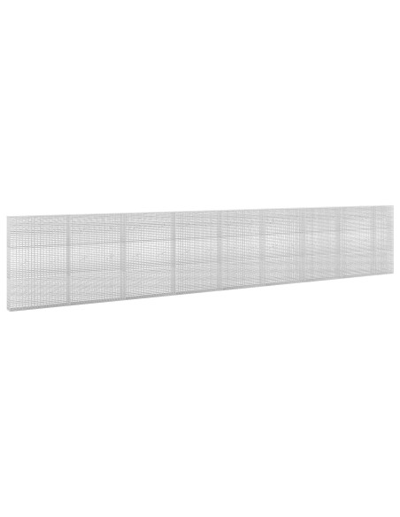 Gabione con Filo da 5 mm e Rete da 5x2,5 cm 850x20x150 cm