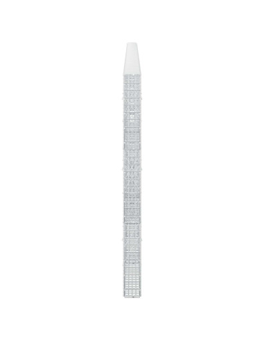 Gabione con Filo da 5 mm e Rete da 5x2,5 cm 650x10x150 cm