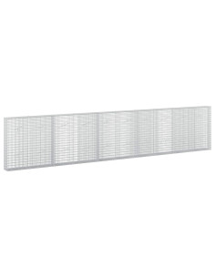 Gabione con Filo da 5 mm e Rete da 5x2,5 cm 500x20x100 cm 2