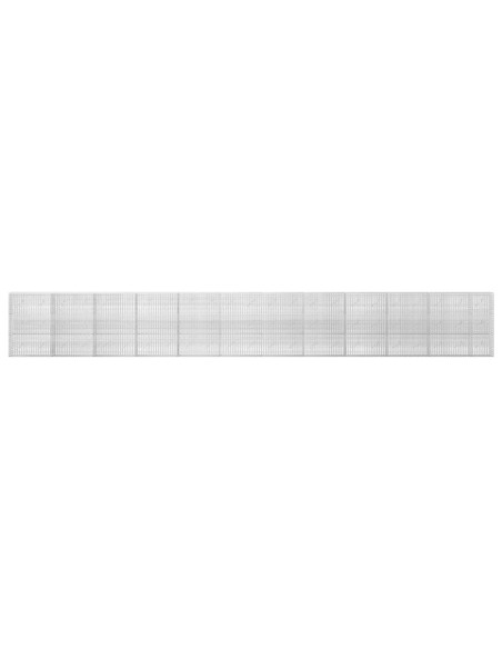 Gabione con Filo da 5 mm e Rete da 5x2,5 cm 1150x10x150 cm