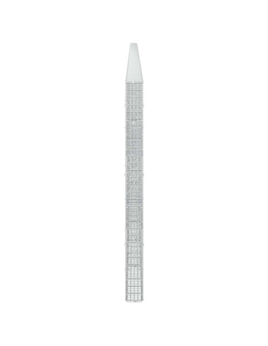Gabione con Filo da 5 mm e Rete da 5x2,5 cm 1150x10x150 cm