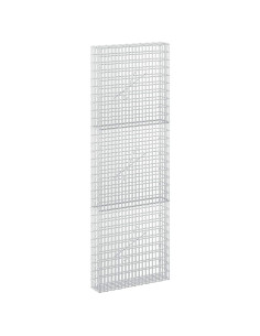 Gabione con Filo da 5 mm e Rete da 5x2,5 cm 50x10x150 cm 2
