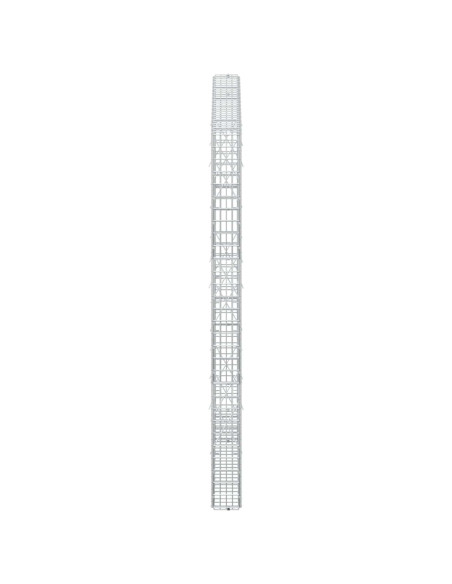 Gabione con Filo da 5 mm e Rete da 5x2,5 cm 150x10x150 cm