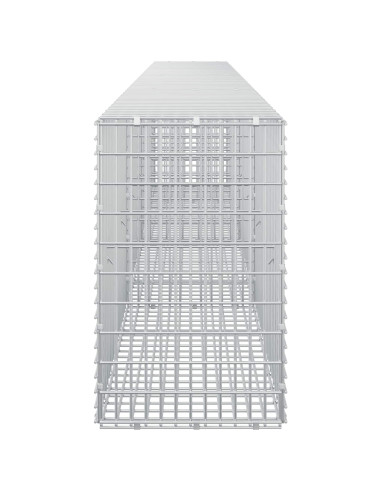 Gabione con Filo da 5 mm e Rete da 5x2,5 cm 350x30x50 cm