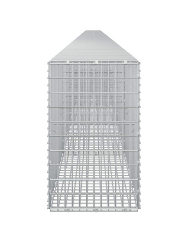 Gabione con Filo da 5 mm e Rete da 5x2,5 cm 1150x30x50 cm