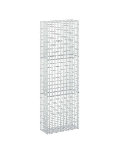 Gabione con Filo da 5 mm e Rete da 5x2,5 cm 50x20x150 cm