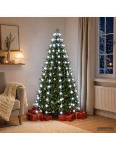 Ghirlande luminose per alberi di Natale Verde 150 cm PVC