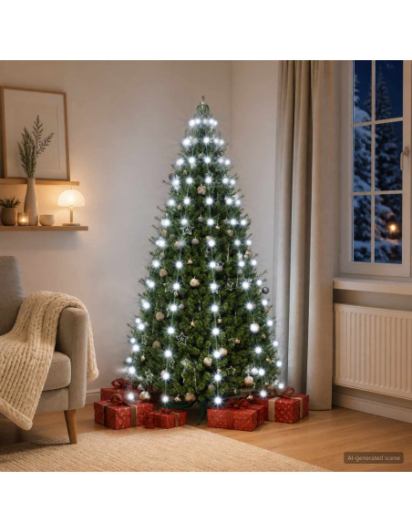 Ghirlande luminose per alberi di Natale Verde 150 cm PVC