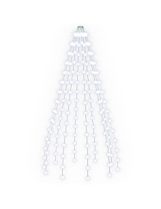 Ghirlande luminose per alberi di Natale Verde 150 cm PVC 2
