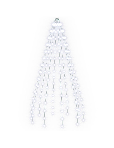 Ghirlande luminose per alberi di Natale Verde 150 cm PVC