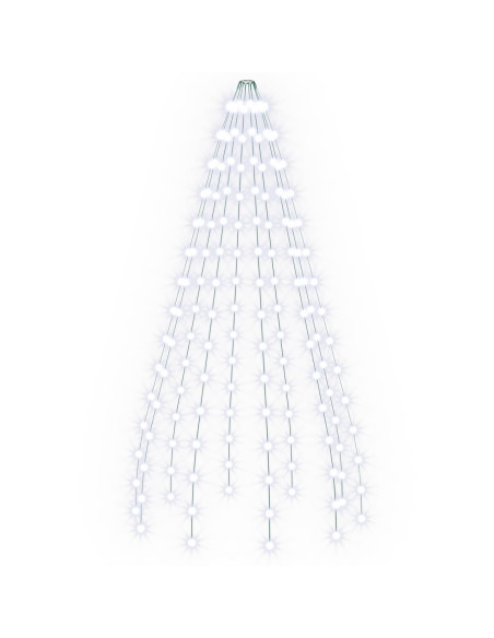 Ghirlande luminose per alberi di Natale Verde 150 cm PVC