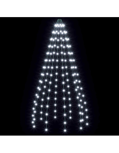 Ghirlande luminose per alberi di Natale Verde 150 cm PVC