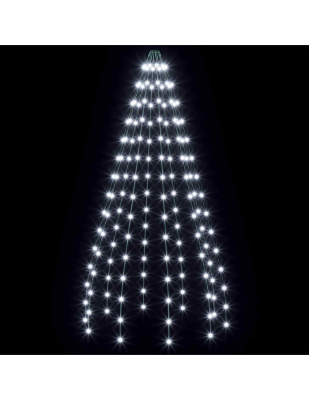 Ghirlande luminose per alberi di Natale Verde 150 cm PVC