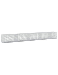 Gabione con Filo da 5 mm e Rete da 5x2,5 cm 450x50x50 cm 2