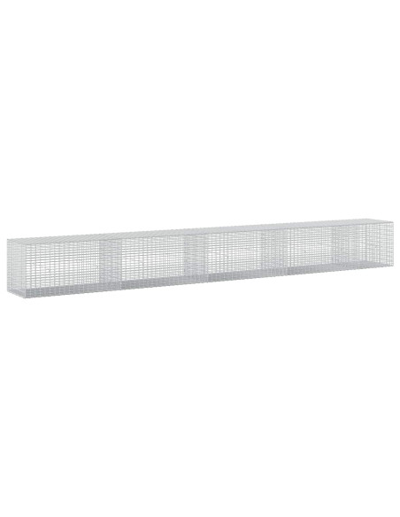 Gabione con Filo da 5 mm e Rete da 5x2,5 cm 450x50x50 cm