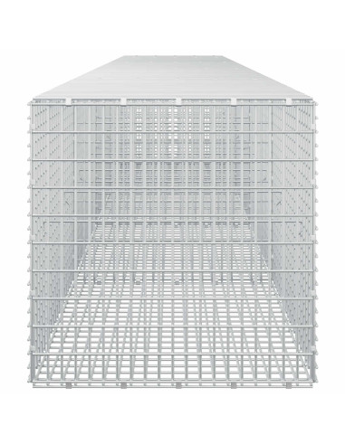 Gabione con Filo da 5 mm e Rete da 5x2,5 cm 450x50x50 cm