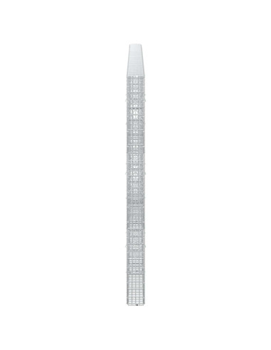 Gabione con Filo da 5 mm e Rete da 5x2,5 cm 450x10x150 cm