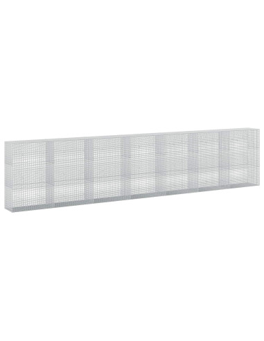 Gabione con Filo da 5 mm e Rete da 5x2,5 cm 700x50x150 cm