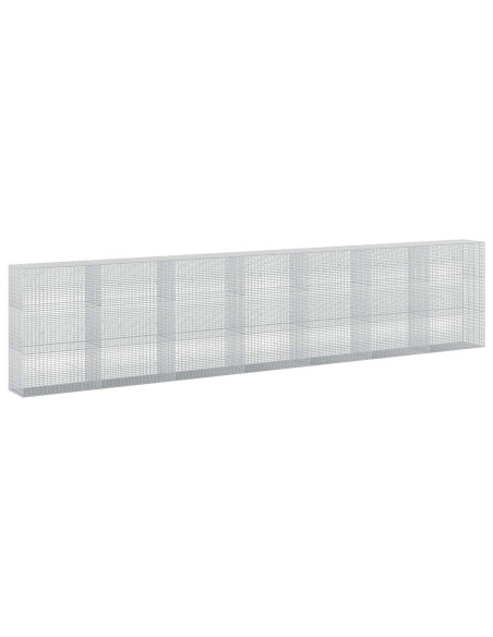 Gabione con Filo da 5 mm e Rete da 5x2,5 cm 700x50x150 cm