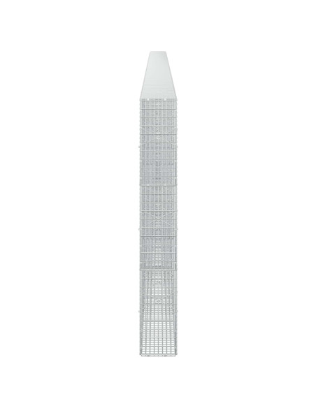 Gabione con Filo da 5 mm e Rete da 5x2,5 cm 950x20x150 cm