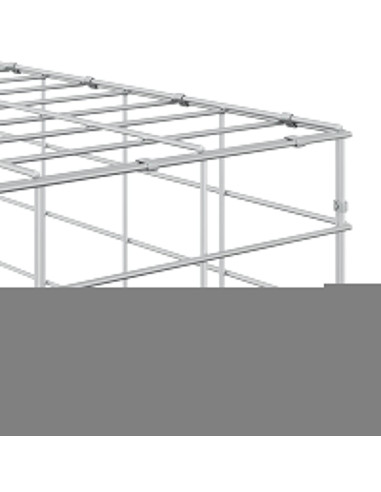 Gabione con Filo da 5 mm e Rete da 5x2,5 cm 950x20x150 cm