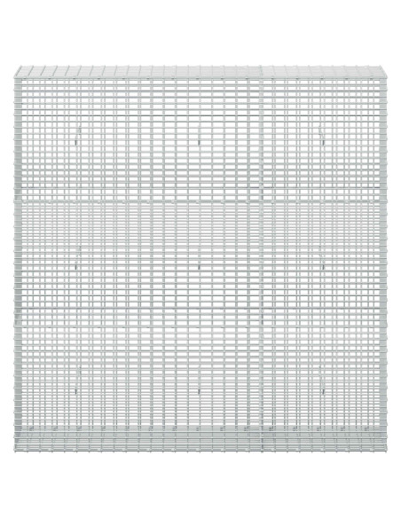 Gabione con Filo da 5 mm e Rete da 5x2,5 cm 150x30x150 cm