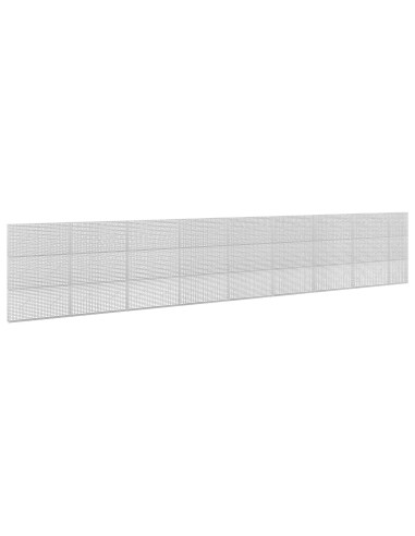 Gabione con Filo da 5 mm e Rete da 5x2,5 cm 850x10x150 cm