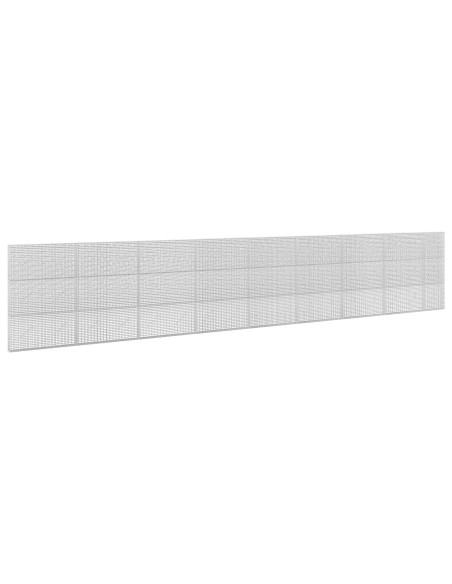 Gabione con Filo da 5 mm e Rete da 5x2,5 cm 850x10x150 cm