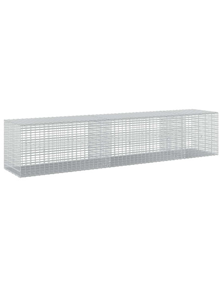 Gabione con Filo da 5 mm e Rete da 5x2,5 cm 250x50x50 cm