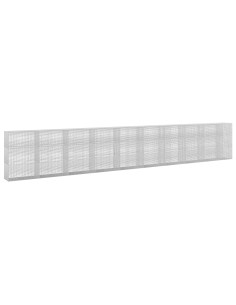 Gabione con Filo da 5 mm e Rete da 5x2,5 cm 950x50x150 cm 2