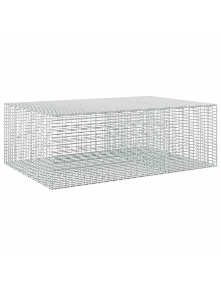 Gabione con Filo da 5 mm e Rete da 5x2,5 cm 150x100x50 cm