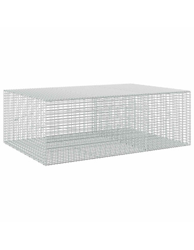 Gabione con Filo da 5 mm e Rete da 5x2,5 cm 150x100x50 cm