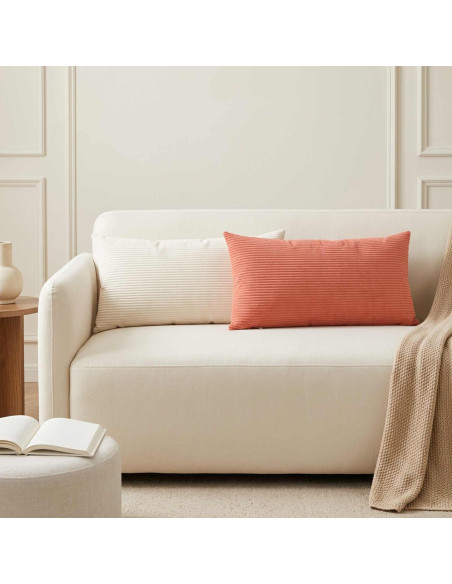Federa 6 pz HEERLEN Crema 40 x 70 cm corduroy