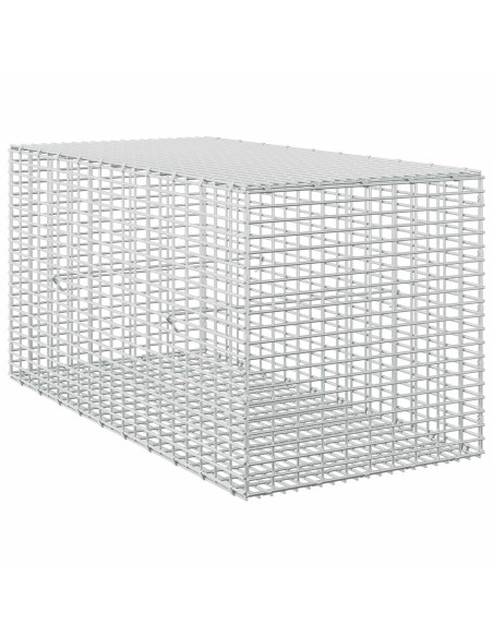 Gabione con Filo da 5 mm e Rete da 5x2,5 cm 50x100x50 cm