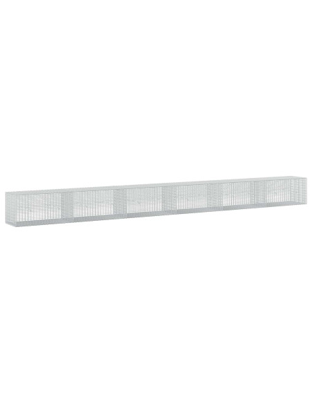 Gabione con Filo da 5 mm e Rete da 5x2,5 cm 600x50x50 cm
