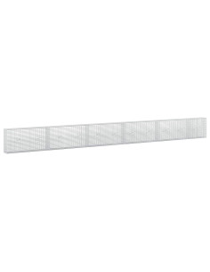 Gabione con Filo da 5 mm e Rete da 5x2,5 cm 550x20x50 cm 2