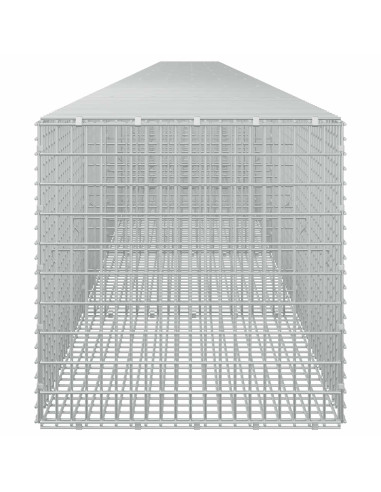 Gabione con Filo da 5 mm e Rete da 5x2,5 cm 1000x50x50 cm