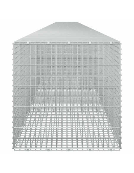 Gabione con Filo da 5 mm e Rete da 5x2,5 cm 1000x50x50 cm