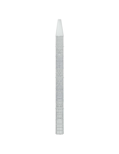 Gabione con Filo da 5 mm e Rete da 5x2,5 cm 1050x10x150 cm