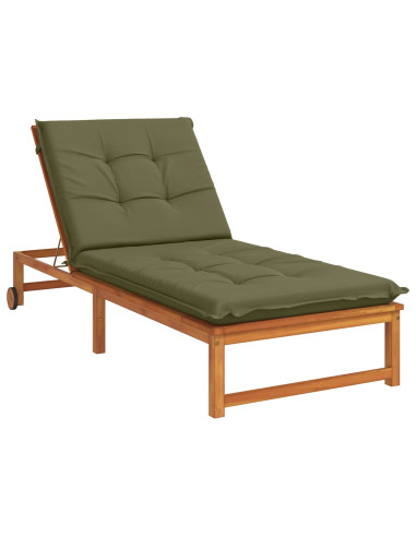 Cuscino per Lettino GEMERT 100% Poliestere Verde Oliva