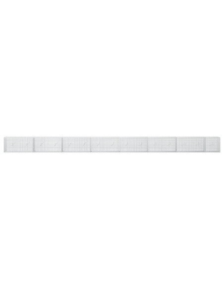 Gabione con Filo da 5 mm e Rete da 5x2,5 cm 750x20x50 cm