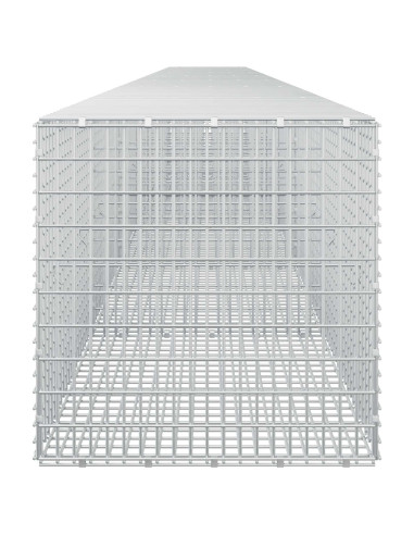 Gabione con Filo da 5 mm e Rete da 5x2,5 cm 750x50x50 cm