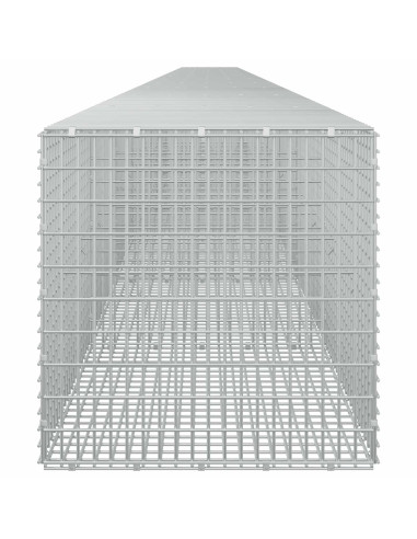 Gabione con Filo da 5 mm e Rete da 5x2,5 cm 1200x50x50 cm