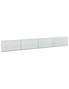 Gabione con Filo da 5 mm e Rete da 5x2,5 cm 400x10x50 cm 2
