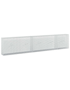 Gabione con Filo da 5 mm e Rete da 5x2,5 cm 250x20x50 cm 2