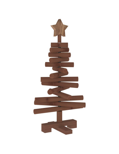 Albero di Natale in legno KOTKA 60 cm Legno Massello di Pino